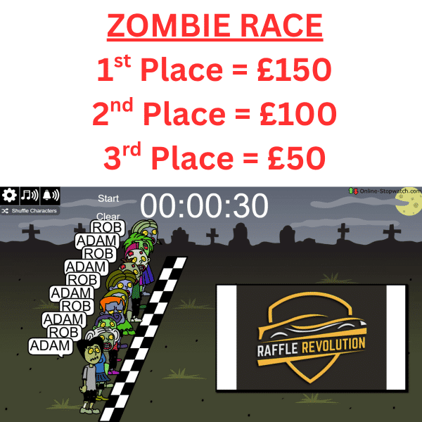Zombie Dash 🧟‍♂️£200 End Prize 🧟‍♂️10 x £100 Instants + 1 Race - 3 Winners 🧟‍♂️ - Image 2